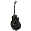 Chitarra Acustic a STENTON QA71 W/EQ TBK  ELETTRIFICATA TRANSPARENT BLACK I
