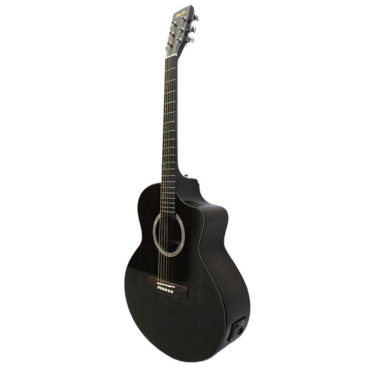 Chitarra Acustica STENTON QA71 W/EQ TBK  ELETTRIFICATA TRANSPARENT BLACK