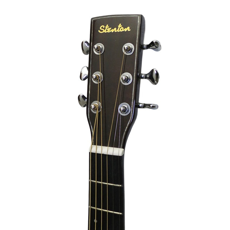 STENTON QA71 W/EQ TBK ACOUSTIC-ELECTRIC GUITAR TRANSPARENT BLACK