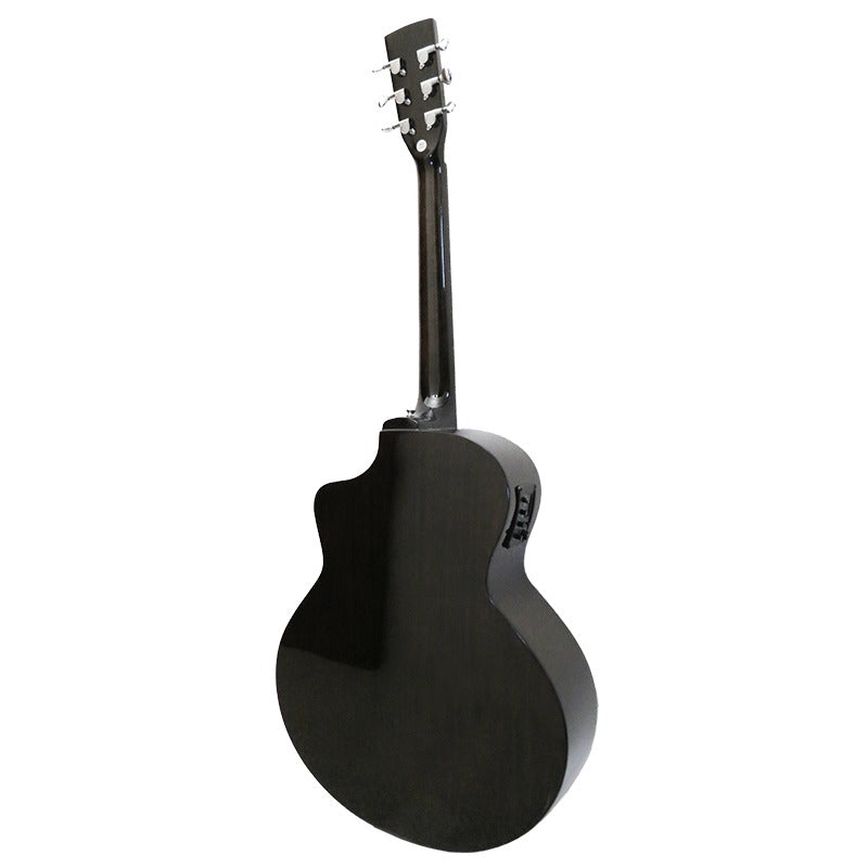 STENTON QA71 W/EQ TBK ACOUSTIC-ELECTRIC GUITAR TRANSPARENT BLACK
