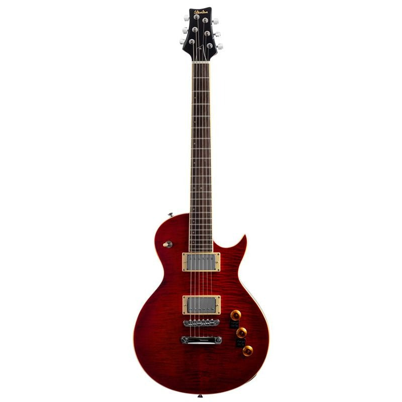STENTON LES PAUL WINE RED ELECTRIC GUITAR