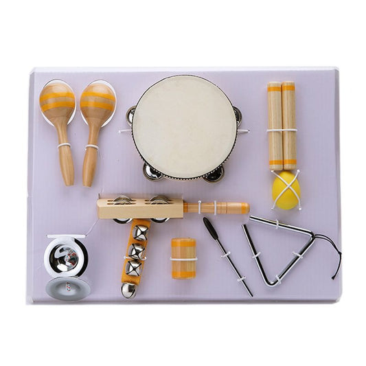 PERCUSSIONI CON 9 STRUMENTI DIDATTICI LF LX-9 SET