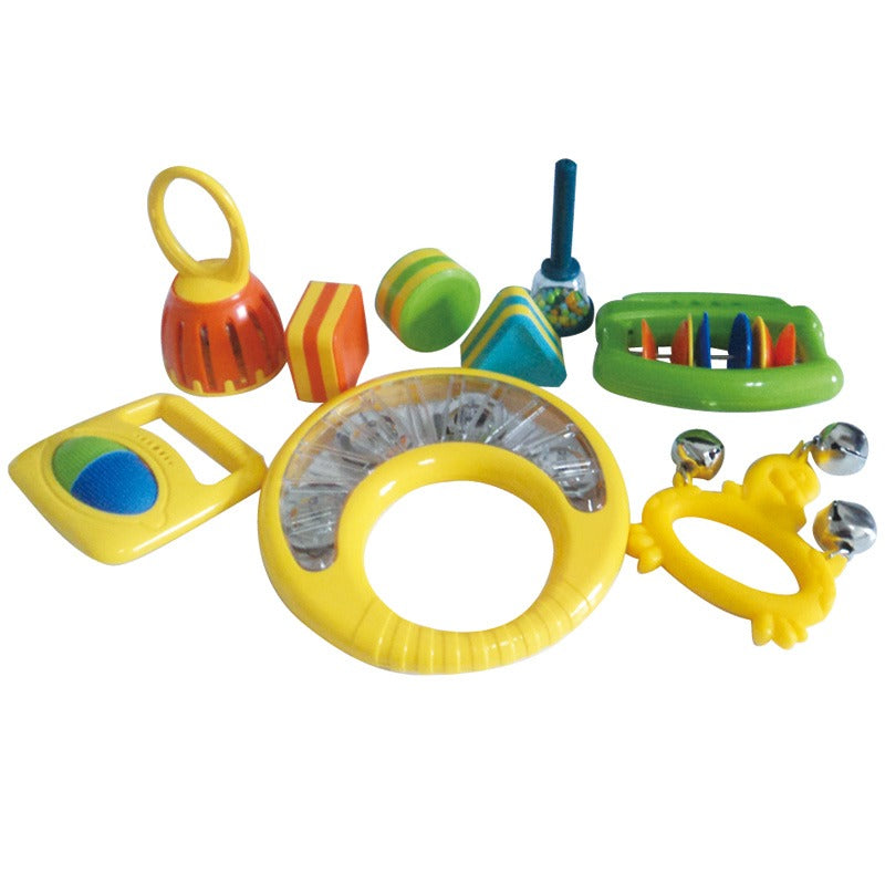 SET PERCUSSIONI CON 9 STRUMENTI DIDATTICI PER BAMBINI