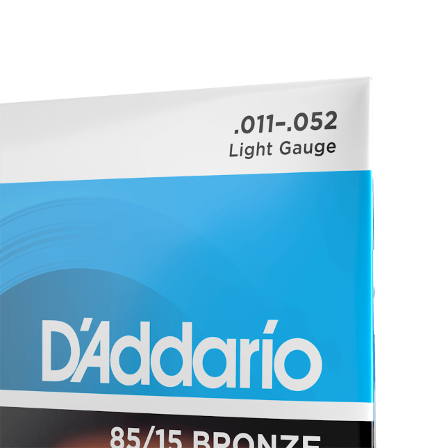 EZ910 85/15 Bronze Acoustic Guitar Strings, Light, 11-52