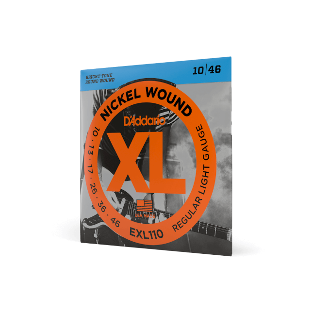 EXL110 Nickel Wound Electric Guitar Strings, Regular Light, 10-46