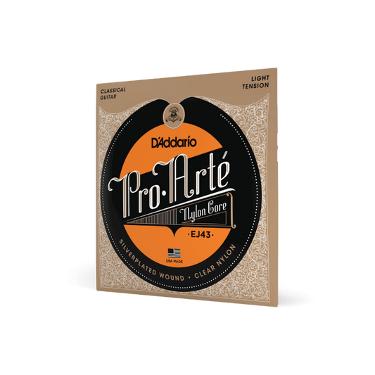 Corde D'Addario EJ43 Pro-Arte in nylon per chitarra classica, tensione bassa.