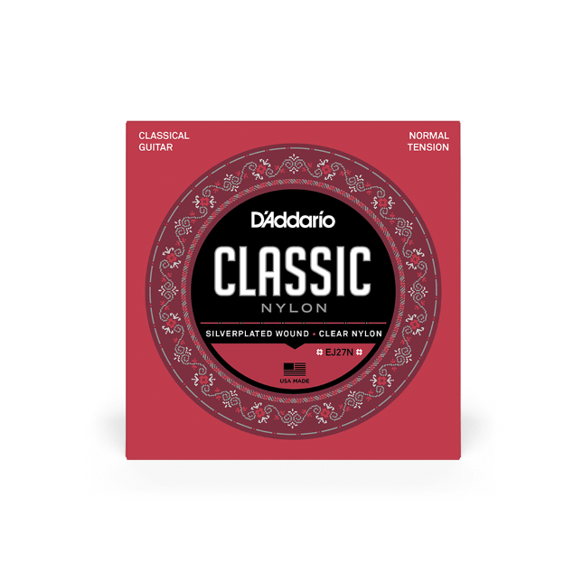 Classical Guitar Strings EJ27N Student Nylon, Normal Tension