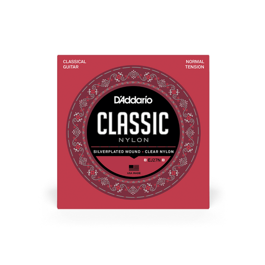 Classical Guitar Strings EJ27N Student Nylon, Normal Tension