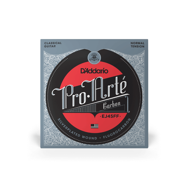 D'Addario EJ45FF ProArte Carbon Dynacore Basses Normal Tension Classical Guitar Strings -
