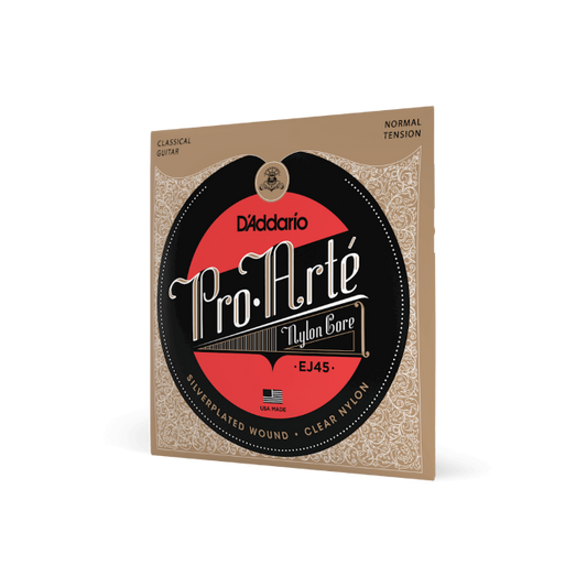 Corde D'Addario EJ45 Pro-Arte in nylon per chitarra classica, tensione normale