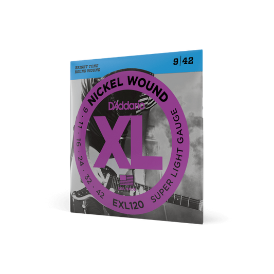 Corde per chitarra elettrica EXL120 Nickel Wound, Super Light, 09-42