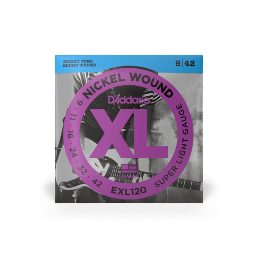 Electric Guitar Strings EXL120 Nickel Wound, Super Light, 09-42