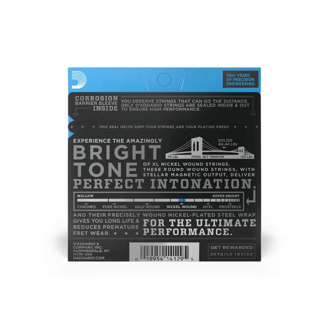 Electric Guitar Strings EXL120 Nickel Wound, Super Light, 09-42