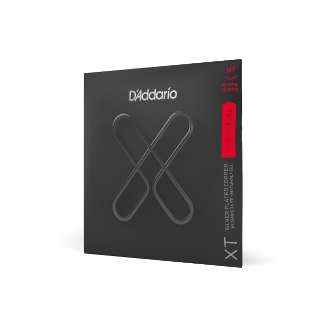 D'Addario XTC45 Normal Tension Silver-Plated Copper Classical Guitar Strings