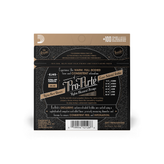 Corde D'Addario EJ45 Pro-Arte in nylon per chitarra classica, tensione normale
