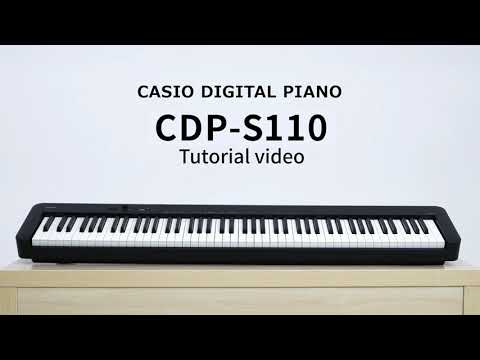 CASIO CDP-S110 88 Weighted Keys Digital Piano with stand