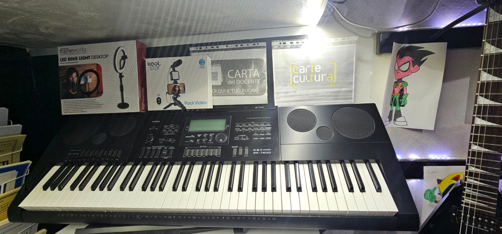OPPORTUNITY CASIO WK-7600 Arranger Keyboard 76 Touch-Sensitive (Piano-Style) Keys USED STORE