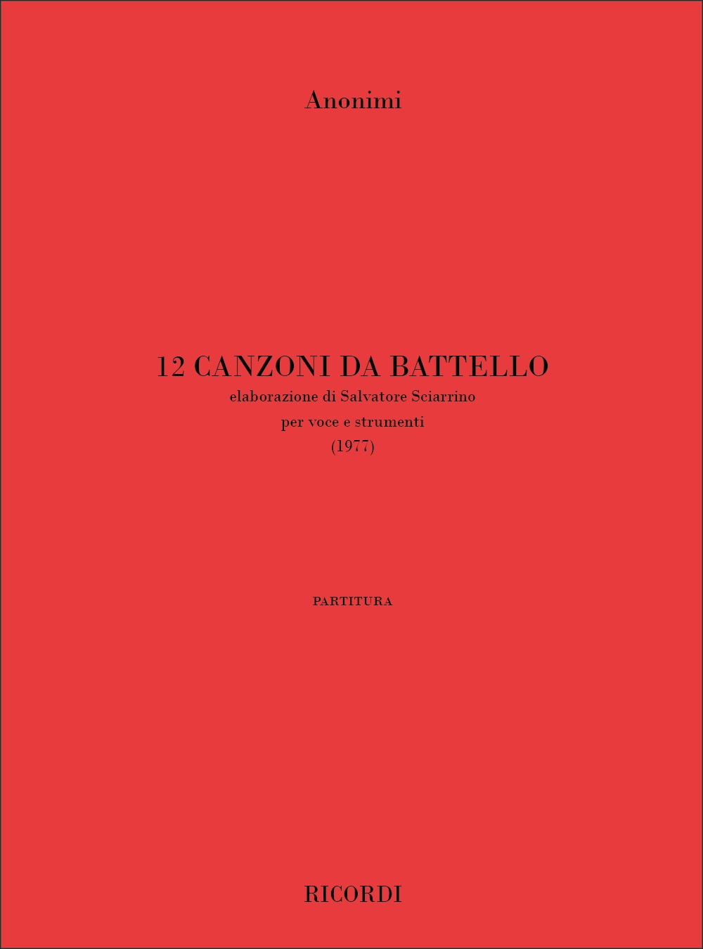 12 Canzoni Da Battello