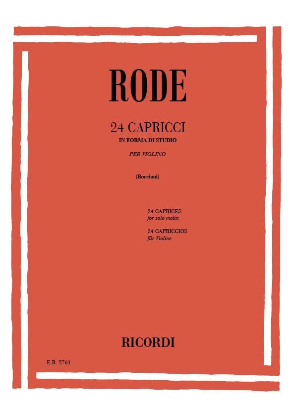 24 Capricci In Forma Di Studio