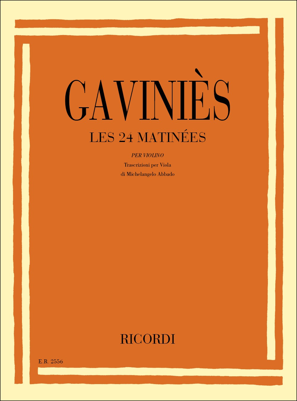 24 Matinees Per Violino