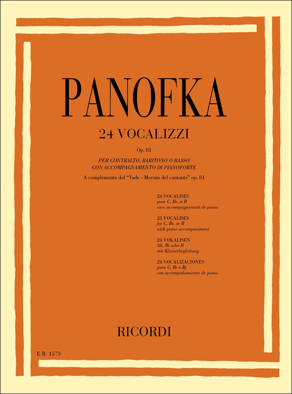 24 Vocalizzi Op. 81