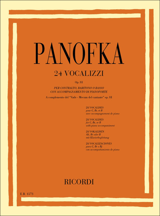 24 Vocalizzi Op. 81