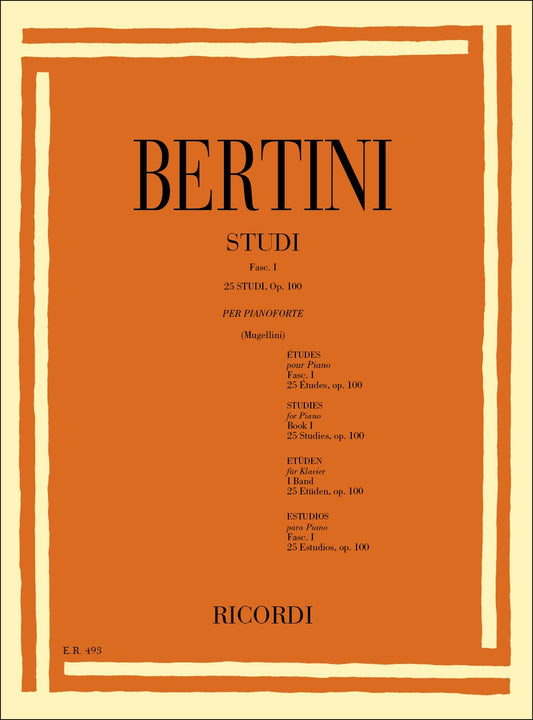 25 Studi per il 1° Grado Op. 100