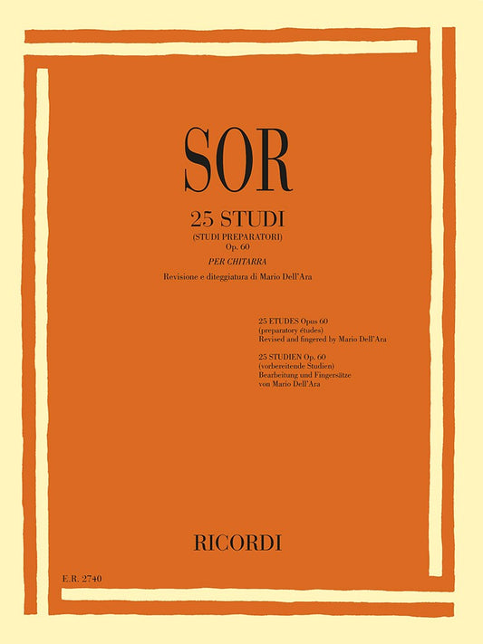 25 Studi (Studi Preparatori) Op. 60