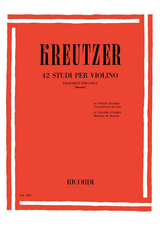 42 Studi Per Violino