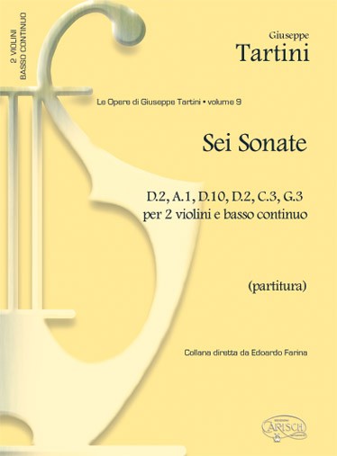 6 Sonate D2, A1, D10, D2, C3, G3
