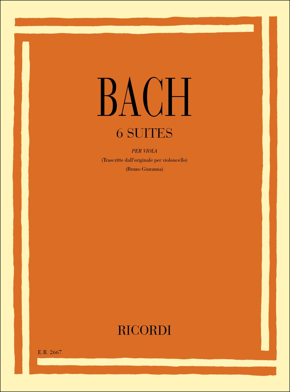 6 Suites per Viola BWV 1007 - 1012