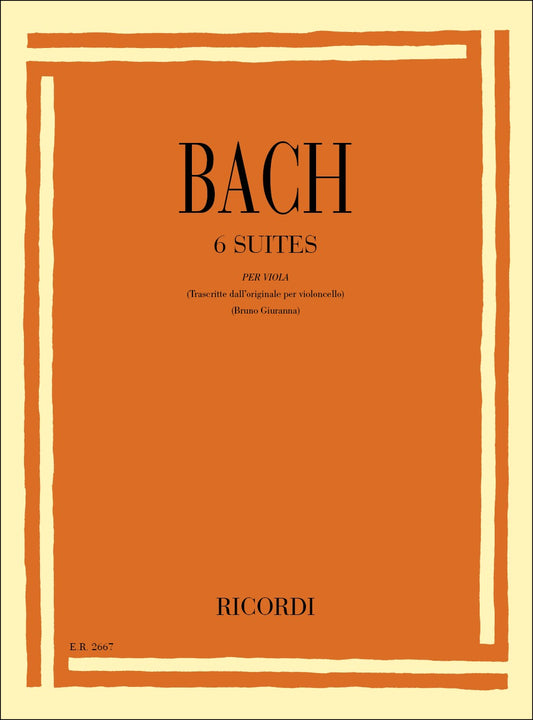 6 Suites per Viola BWV 1007 - 1012
