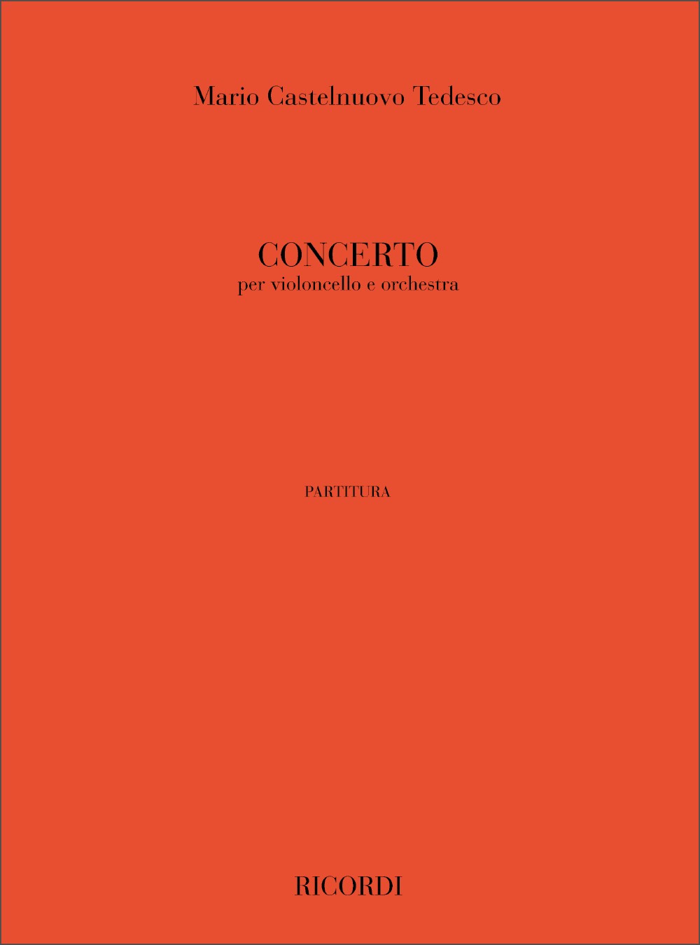 Concerto Per Violoncello E Orchestra